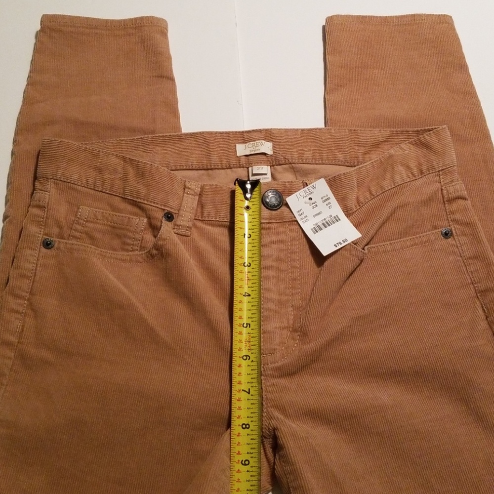 NWT J. Crew Stretch Vintage Cord Toothpick sz 27 - Picture 3 of 7
